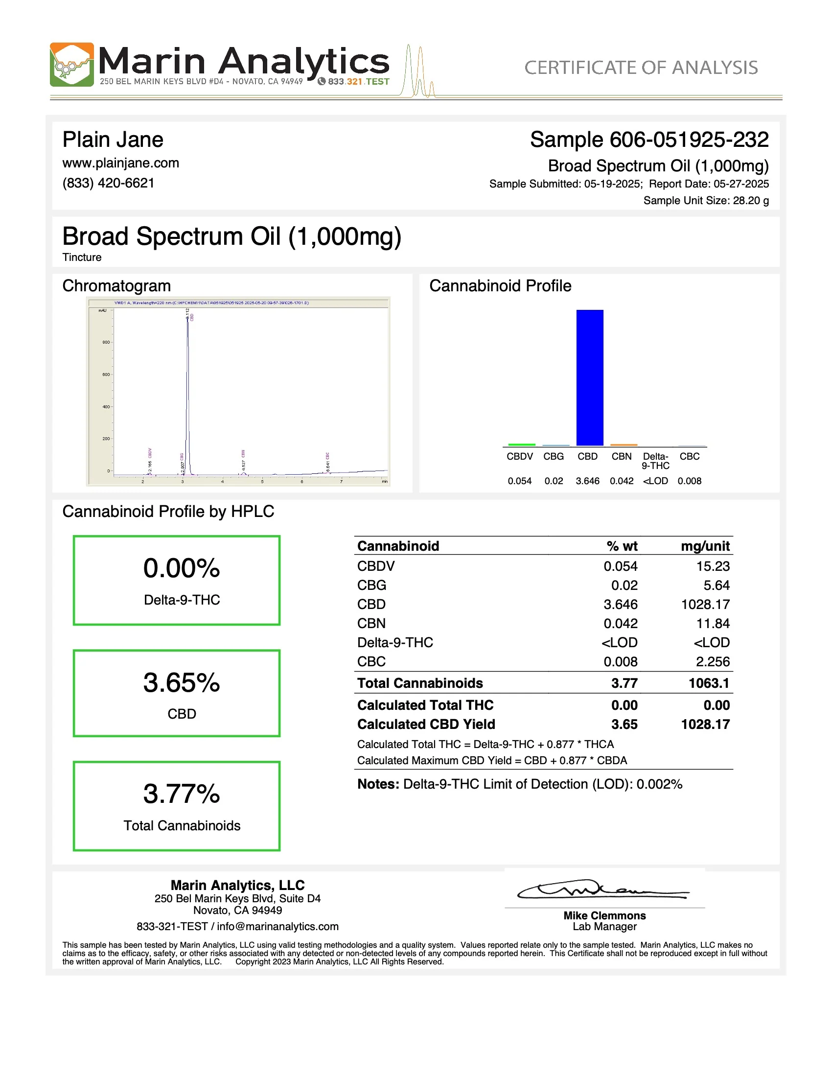Broad Spectrum CBD Oil - Image 3