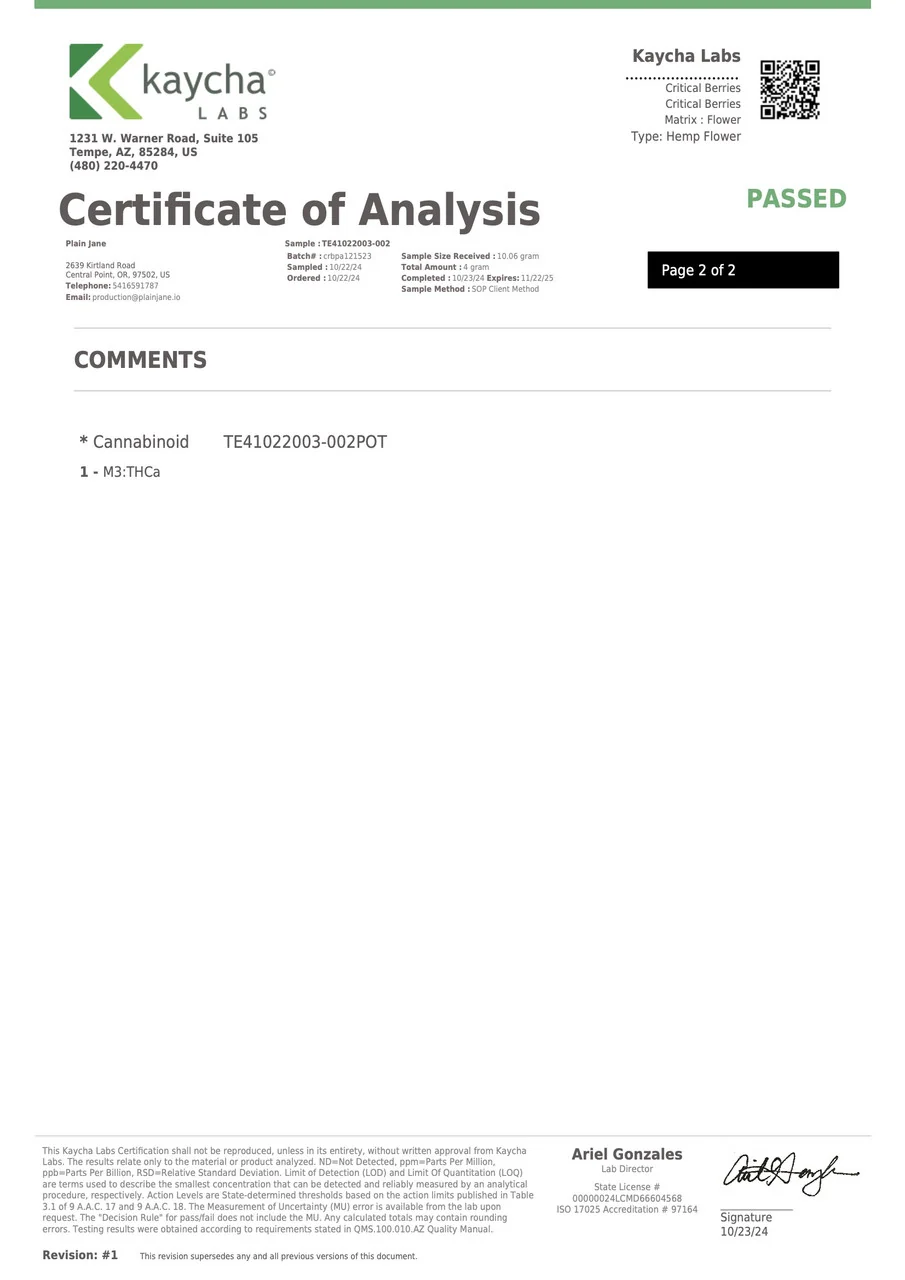 Critical Berries CBD Flower - Image 6